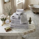 Luxury 8 Piece Cotton Towel Bale Set - Grey