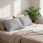 Super Soft Cozy Plain Pillowcase Set - Grey