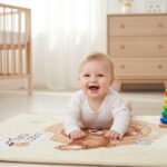Sweet Bear Nursery Fleece Blanket - Beige - Image 7