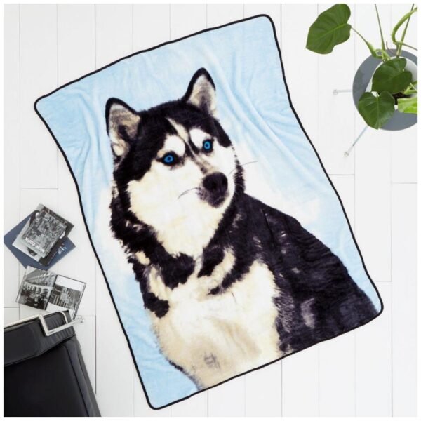 3D Printed Animal Throw - Husky