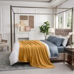 Mink Fur Throw - Yellow