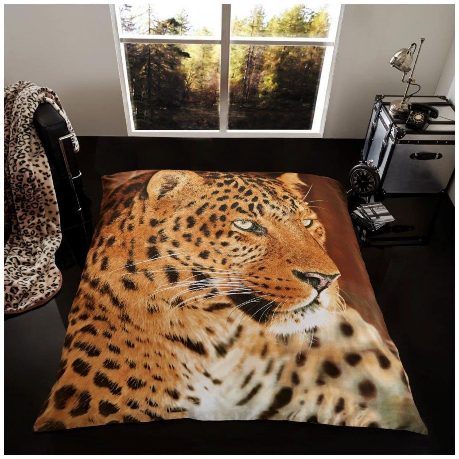 Leopards 3D Animal Throw - Leopard