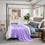 Luxury Plush Fur Throw - Lilac
