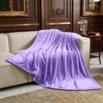 Luxury Plush Fur Throw - Lilac