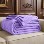 Luxury Plush Fur Throw - Lilac