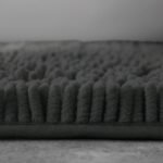 2Piece Loop Bath Mat Set - Charcoal