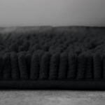 2Piece Loop Bath Mat Set - Black