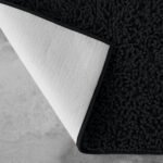 2Piece Loop Bath Mat Set - Black