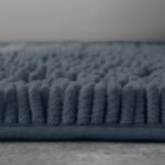 2Piece Loop Bath Mat Set - Dark Grey