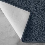 2Piece Loop Bath Mat Set - Dark Grey
