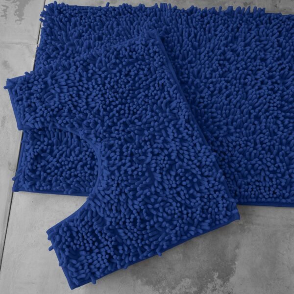 2Piece Loop Bath Mat Set - Royal Blue