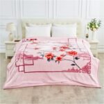 Flower Insomnia Stress Fleece Bed Blanket 5kg
