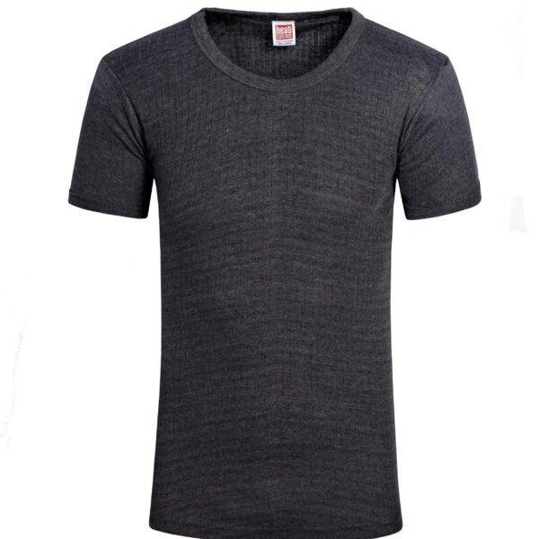 Men's Thermal Heated T-Shirt - Charcoal