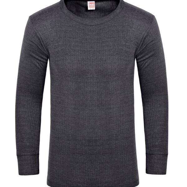 Men's Thermal Heated Long Sleeve Shirt - Charcoal