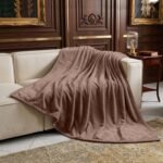 Luxury Plush Fur Throw - Mink
