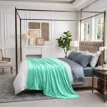 Luxury Plush Fur Throw - Mint