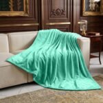 Luxury Plush Fur Throw - Mint