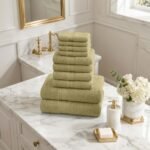 10 Piece Super Absorbent Towel Bale Set - Mocha