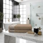 Soft 500 GSM Absorbent Cotton Towels - Natural