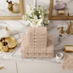 8 Piece Ultra Soft Cotton Towel Bale Set - Natural