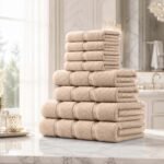 8 Piece Ultra Soft Cotton Towel Bale Set - Natural
