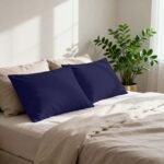 Super Soft Cozy Plain Pillowcase Set - Navy