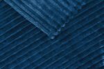 Luxury Ribbed Fleece Throw - Navy - Image 7