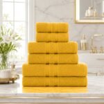 Super Soft Hotel Style Towel Set - Ochre
