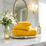 Ultra Soft Plush Absorbent Towel Set - Ochre