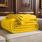 Mink Fur Throw - Ochre
