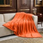 Mink Fur Throw - Yellow
