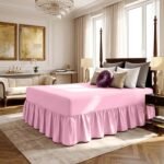 Luxury Valance Bed Sheet Collection - Pink