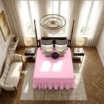 Luxury Valance Bed Sheet Collection - Pink
