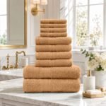 10 Piece Super Absorbent Towel Bale Set - Peach