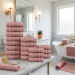20 Piece Greek Towel Bale Set - Pink