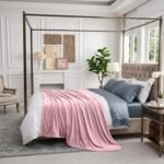 Mink Fur Throw - Pink
