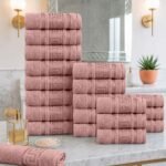 20 Piece Greek Towel Bale Set - Pink