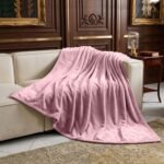 Mink Fur Throw - Pink