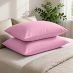 Super Soft Cozy Plain Pillowcase Set - Pink