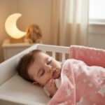 Star Print Baby Fleece Blanket - Pink - Image 4