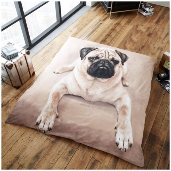 3D Printed Animal Throw - Pug Dog
