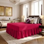 Luxury Valance Bed Sheet Collection - Red