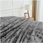 Blossom Heart Heavy Blanket 4kg - Charcoal - Image 6