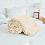 Blossom Heart Heavy Blanket 4kg - Cream - Image 7