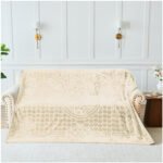 Blossom Heart Heavy Blanket 4kg - Cream - Image 3