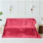 Blossom Heart Heavy Blanket 4kg - Red - Image 9