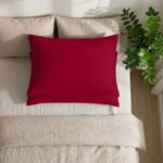 Super Soft Cozy Plain Pillowcase Set - Red