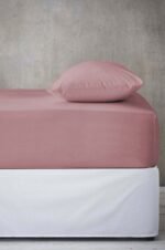 2 Pack Soft Plain Dyed Pillowcases - Pink
