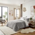 Hug & Snug Fluffy Duvet Cover Set - Silver