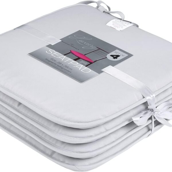 4Pack Chair Pads Silver